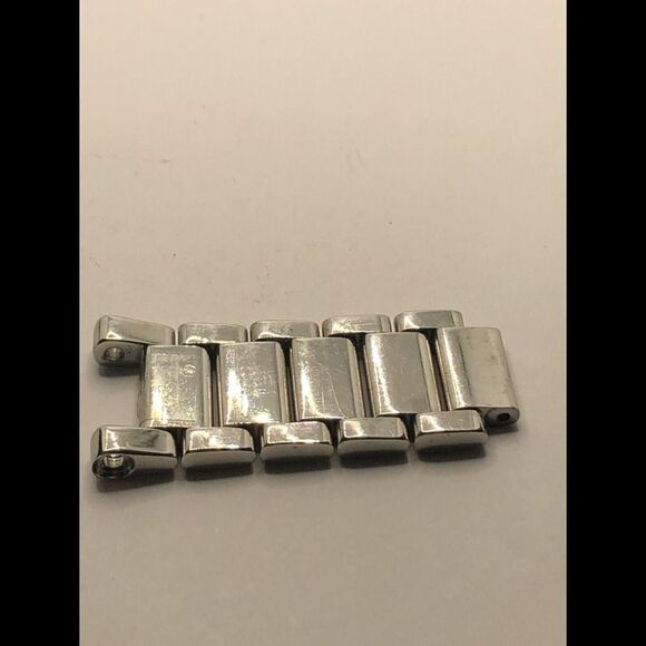 Michael Kors Watch Parts Partial Band Links No Clasp Silver Tone 18mm FK33 - Picture 7 of 9